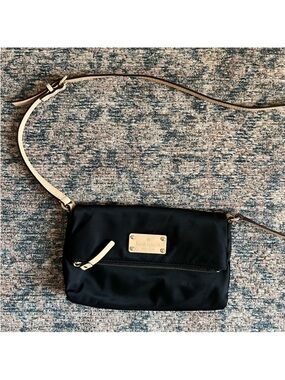 kate spade Black Crossbody with Gold Hardware and Adjustable Strap